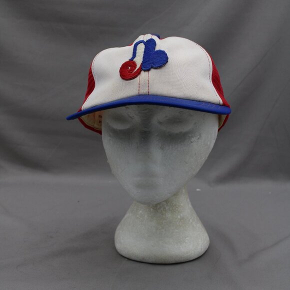 Montreal Expos Hat (VTG) - Tri-Colour Trucker by Annco - Adult Snapback - Picture 3 of 9